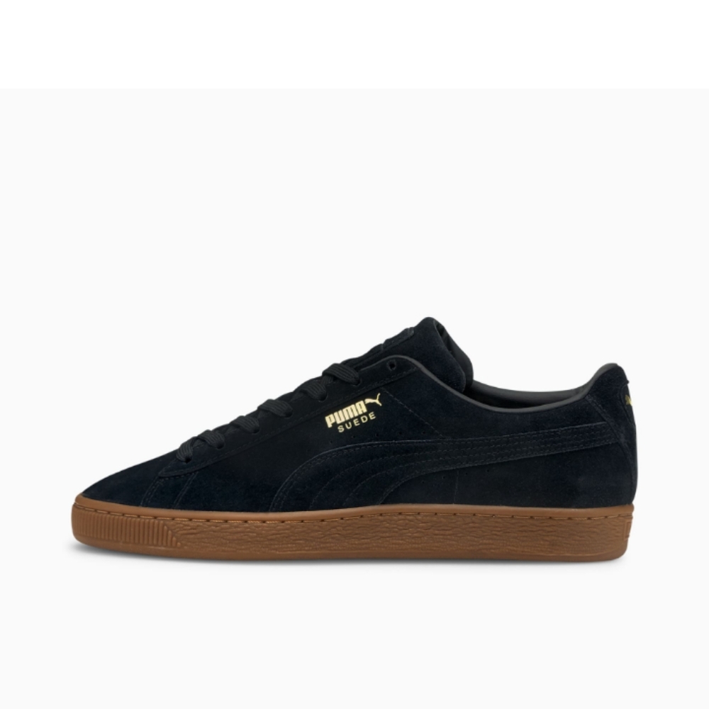 PUMA Suede Black Gum 2021 Men's  381174 01 NEW